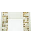 Fotorahmen Corfù – Weiß und Gold – Original Murano-Glas OMG