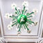 Lampadario Veneziano - Rosetto Bucolico verde - Vetro di Murano originale