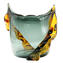 Vase Lava - Fume Amber - Groß - Sommerso - Original Murano Glas OMG
