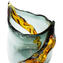 Vase Lava - Fume Amber - Large - Sommerso - Verre de Murano original OMG