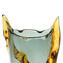 Vase Lava - Fume Amber - Height - Sommerso - Original Murano Glass OMG
