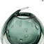 花瓶ガンマ - フューム - Sommerso - オリジナル ムラーノ ガラス OMG