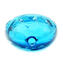 Jarrón Redondo - Burbuja - azul claro - Sommerso - Cristal de Murano original OMG