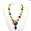 Malta - Ethnische Halskette - Venezianische Perlen - Original Muranoglas OMG