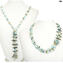 Ibiza - Double face Ethnic Necklace - Venetian Beads - Original Murano Glass OMG