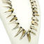 Drachenzähne – Ethnische Halskette mit Gold – Venezianische Perlen – Original Murano-Glas OMG