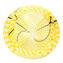 Fenix ​​Twister Y - Jarrón de Filigrana - Cristal de Murano Original OMG