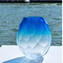 ディン花瓶 - Battuto - 吹き花瓶 - オリジナル ムラーノ ガラス OMG