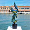 Sculpture en bande d'Eubée - colorée - Original Murano Glass OMG