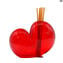 Difusor de perfume - Love Heart - Vidro Murano Original OMG