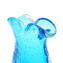 Vaso campanula Baleton - Azzurro Sommerso - Vetro di Murano Originale OMG