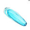 Vase Bullet - bleu clair Sommerso - Original Murano Glass OMG