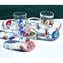 مجموعة من 6 أكواب للشرب - مالفاتي - ويسكي شوت - زجاج مورانو الأصلي OMG