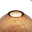 Vaso pelle di serpente - Soffiato e battuto - Vetro di Murano Originale OMG