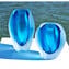 花瓶 Locus 淺藍色 - Sommerso - 原始穆拉諾玻璃