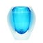Vase Oculus Bleu Clair - Sommerso - Verre de Murano Original