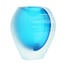 Vase Oculus Bleu Clair - Sommerso - Verre de Murano Original