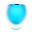 Vaso Oculus celeste Sommerso - Vetro di Murano