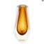 Vaso Diafon Ambra Sommerso - Vetro di Murano