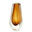 花瓶 Diafon Amber - Sommerso - オリジナル ムラーノ ガラス