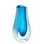 Jarrón Diafon Azul claro - Sommerso - Cristal de Murano original