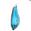 熔岩花瓶 - 淺藍色 - Sommerso - 原創穆拉諾玻璃 OMG