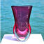 花瓶 Alpha - パープル - Sommerso - オリジナル ムラーノ ガラス OMG