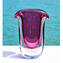花瓶 デルタ - パープル - Sommerso - オリジナル ムラーノ ガラス OMG