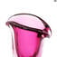 Vase Delta - Violet - Sommerso - Verre de Murano Original OMG