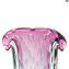 Vase Delta Baloton - Violet - Sommerso - Verre de Murano Original OMG