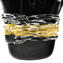 ブラック ローズ - ゴールドの花瓶 - オリジナル ムラーノ ガラス