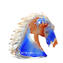 Tête de cheval - multicolore - Sculpture - Verre de Murano original Omg