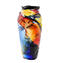 花瓶のキュビズムフェイス - ピカソへのトリビュート - オリジナル ムラーノ ガラス OMG