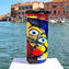 Vaso faccia cubista - Tributo a Picasso - Vetro di Murano Originale OMG