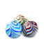 Set of 3 Christmas Ball - Fenicio tecnique - Murano Glass Xmas 