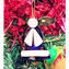 5 peças de decorações para árvores de Natal - vidro Murano original OMG