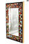 Мурриновая мозаика - Настенное венецианское зеркало - муранское стекло