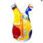 Vase geblasen Bologna – Arlequin – Original Muranoglas OMG