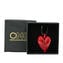 Collier pendentif coeur - Verre de Murano original OMG