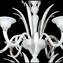 Lámpara veneciana Orseolo - blanco - Cristal de Murano original