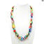 Alba - Ethnische Halskette - Venezianische Perlen - Original Muranoglas OMG