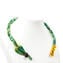Girasole - Collana Etnica - Con perle in vetro di Murano Originale OMG