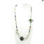 Vox - Collana Etnica - Con perle in vetro di Murano Originale OMG