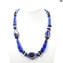 Sank - Ethnische Halskette - Venezianische Perlen - Original Muranoglas OMG