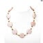 Halskette Ipomea – Venezianische Perlen – Original Muranoglas OMG