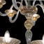 Lustre veneziano Imperiale Firenze - Liberty - Vidro Murano - 12 + 6 luzes