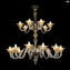 Venetian Chandelier Imperiale Firenze - Liberty - Murano Glass - 12 + 6 lights