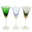 Verres à boire Papillon multicolore - Lot de 6 - Fait main