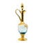 إبريق Trefuochi - أزرق فاتح وذهبي - زجاج مورانو الأصلي OMG