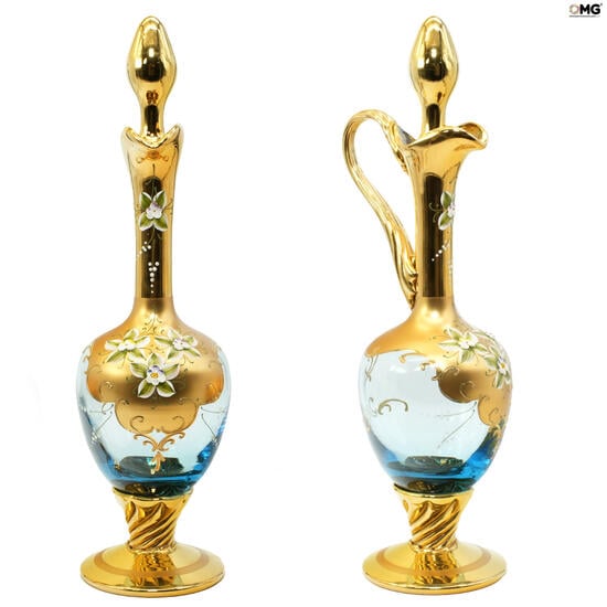 trefuochi_lightblue_pitcher_gold_original_ Murano_glass_omg.jpg_1